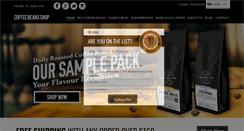 Desktop Screenshot of coffeebeansshop.com.au